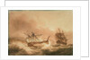 The 'Vanguard' disabled and in tow by the 'Alexander', 22 May 1798 by Nicholas Pocock