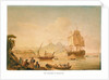 The 'Victory' in Naples Bay, 25 June 1804 by Nicholas Pocock