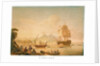 The 'Victory' in Naples Bay, 25 June 1804 by Nicholas Pocock
