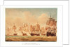 The Battle of Trafalgar, 21 October 1805; The 'Victory' cutting through the French line by Nicholas Pocock