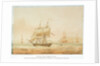View of St John's Harbour, Antigua, 1805 by Nicholas Pocock