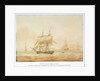 View of St John's Harbour, Antigua, 1805 by Nicholas Pocock