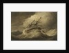 Attempt to Veer' in a stormy sea, illustration to Falconer's 'The Shipwreck by Nicholas Pocock