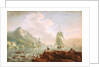 A cutter and a man-of-war off Corsica, 1788 by Nicholas Pocock