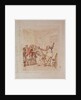Navy agent refusing to pay prize money by Thomas Rowlandson