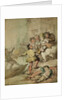 The Miseries of London....being assailed by a group of watermen.... by Thomas Rowlandson