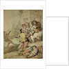 The Miseries of London....being assailed by a group of watermen.... by Thomas Rowlandson