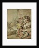 The Miseries of London....being assailed by a group of watermen.... by Thomas Rowlandson