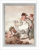 Admiral Pasley, the 'Tough Old Commodore'. 'The bullets and gout have knocked his hulk about' by Thomas Rowlandson