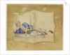 A Turkish prisoner on board ship by English School