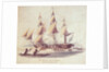 His Majesty's ship 'Blossom' off the Sandwich Islands by William Smyth