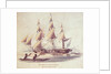 His Majesty's ship 'Blossom' off the Sandwich Islands by William Smyth