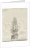 A frigate firing a gun by George Chambers Sr
