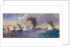 Bombardment of Bomarsund, August 1854 by Edward Hodges Cree