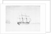 HMS 'Albion' in a gale by John 'Vallack' Tom