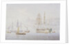 'Vanguard', 'St Vincent' and a Royal Yacht at Spithead, 1850s by William Joy
