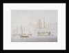 'Vanguard', 'St Vincent' and a Royal Yacht at Spithead, 1850s by William Joy