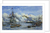 Her Majesty's visit to the Flagship, 11 August 1853, showing 'Duke of Wellington' and 'Victoria & Albert' by William Adolphus Knell