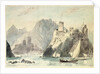 Castles of Jellati & Merani at Muscat by Charles Hamilton Smith
