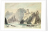 Castles of Jellati & Merani at Muscat by Charles Hamilton Smith