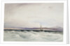The survey ship HMS 'Beagle' running into Berkeley Sound, Falkland Islands by Conrad Martens