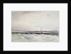 The survey ship HMS 'Beagle' running into Berkeley Sound, Falkland Islands by Conrad Martens