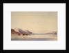 The survey ship HMS 'Beagle' in Beagle Channel, Tierra del Fuego by Conrad Martens