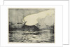 Seascape - very rough grey sea 2 by John Everett