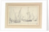 Two schmalschips and two hookers in a moderate breeze by Willem van de Velde the Elder