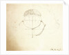 Sketch plan of the stern by Willem Van de Velde the Younger