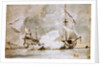 The 'Mary Rose' action, 8-18 December 1669 by Willem Van de Velde the Younger