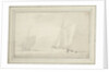 Hoys in a sunny haze by Willem Van de Velde the Younger