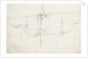 A course clewed up by Willem Van de Velde the Younger