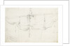 A course clewed up by Willem Van de Velde the Younger