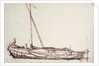 Study of a kaag by Willem van de Velde the Elder