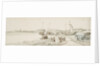 Pinks hauled up on the shore by Willem van de Velde the Elder