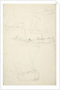 Sketches of a hoeker by Willem Van de Velde the Younger
