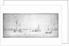 A dogger at anchor with shipping in Dutch waters by Willem Van de Velde the Younger