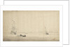 Shipping off Hellevoetsluis by Willem Van de Velde the Younger