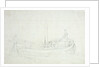 A dogger at sea by Willem van de Velde the Elder