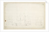 English ships in stays by Willem Van de Velde the Younger