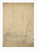 A galliot becalmed by Willem van de Velde the Elder