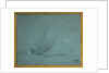 A hoy close-hauled in a strong breeze by Willem Van de Velde the Younger