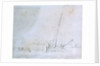 A dogger running into the land by Willem Van de Velde the Younger