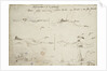 Studies of wind and sun in a heavy sea by Willem Van de Velde the Younger