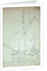 A dogger at anchor by Willem Van de Velde the Younger