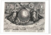 Americae Retectio (The Globe showing America, Africa and Europe and a panorama of Europe also portraits of Christopher Columbus and Amerigo Vespucci) by Johannes Stradanus