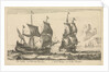 The Dutch ships 'Liefde' and 't'Geele Fortuyn' by Reinier Nooms