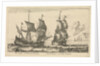 The Dutch ships 'Liefde' and 't'Geele Fortuyn' by Reinier Nooms