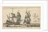 The Dutch ships 'Liefde' and 't'Geele Fortuyn' by Reinier Nooms